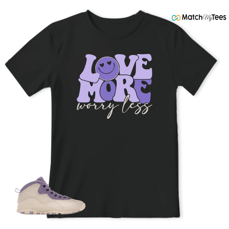 NIKE AIR JORDAN 10 HYDRANGEAS SNEAKER Matching Tees t-shirt