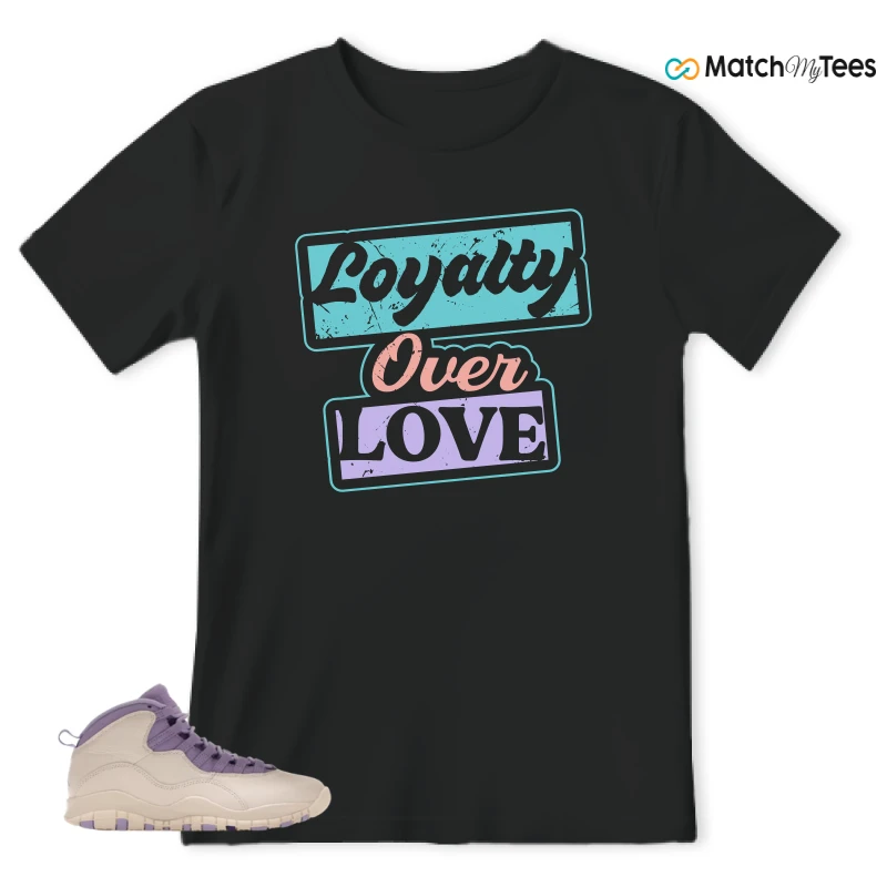 NIKE AIR JORDAN 10 HYDRANGEAS SNEAKER Matching Tees t-shirt