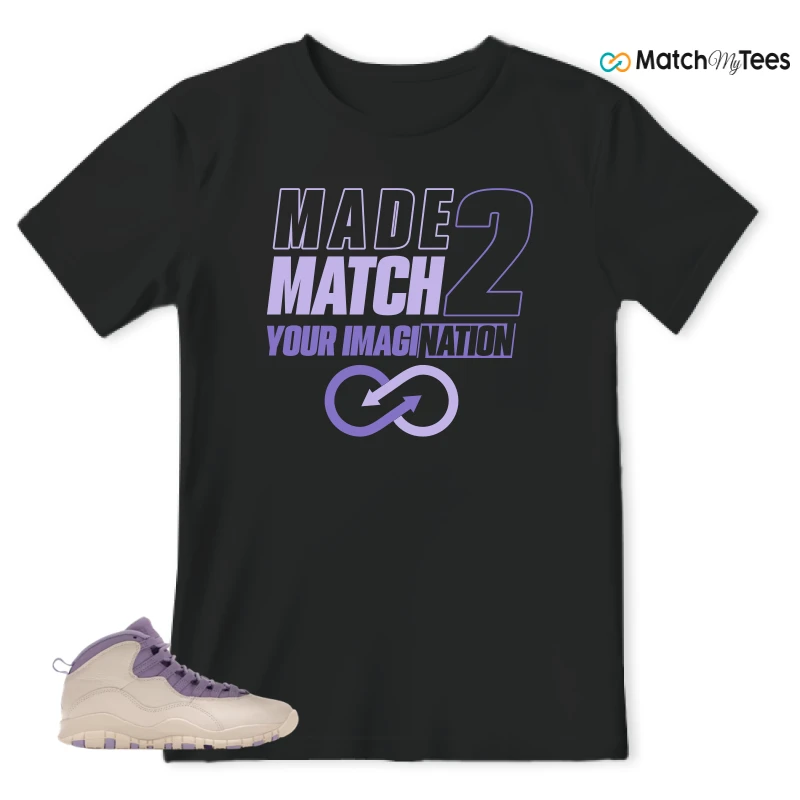 NIKE AIR JORDAN 10 HYDRANGEAS SNEAKER Matching Tees t-shirt