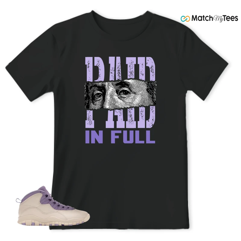 NIKE AIR JORDAN 10 HYDRANGEAS SNEAKER Matching Tees t-shirt