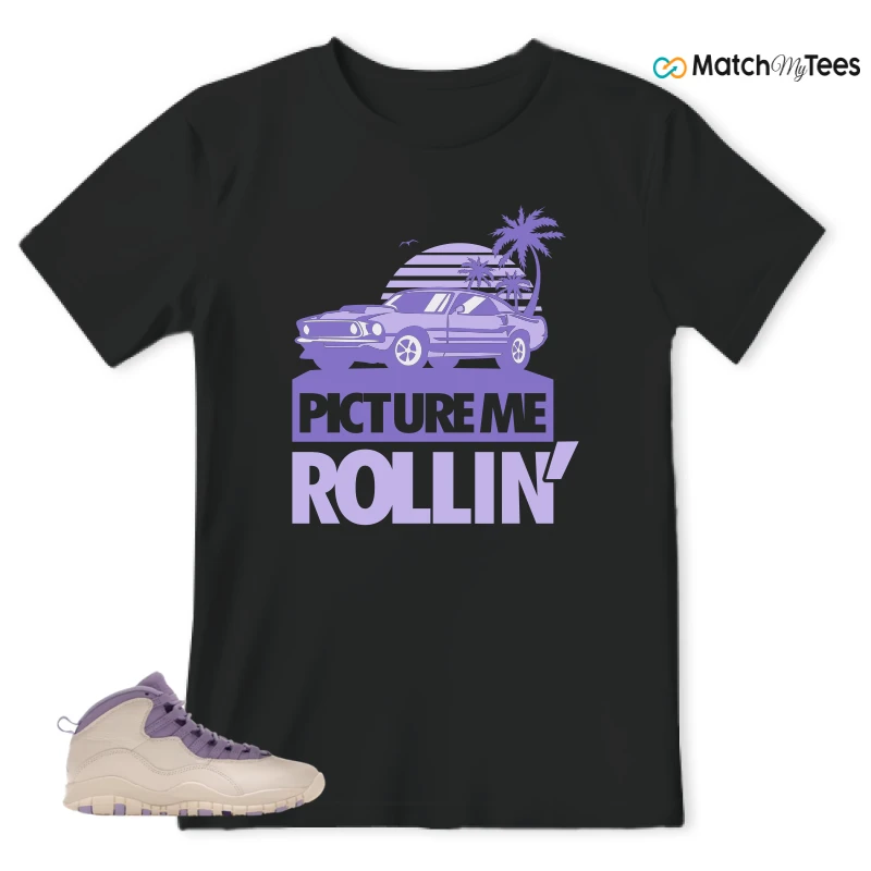 NIKE AIR JORDAN 10 HYDRANGEAS SNEAKER Matching Tees t-shirt