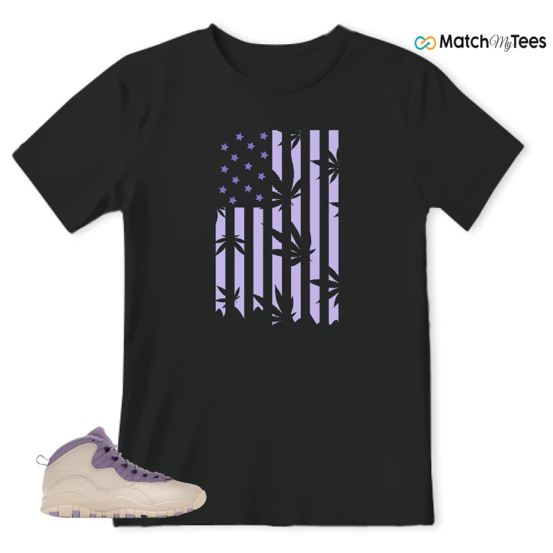 NIKE AIR JORDAN 10 HYDRANGEAS SNEAKER Matching Tees t-shirt