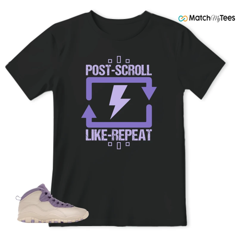 NIKE AIR JORDAN 10 HYDRANGEAS SNEAKER Matching Tees t-shirt
