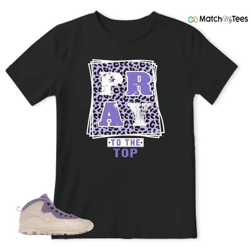 NIKE AIR JORDAN 10 HYDRANGEAS SNEAKER Matching Tees t-shirt