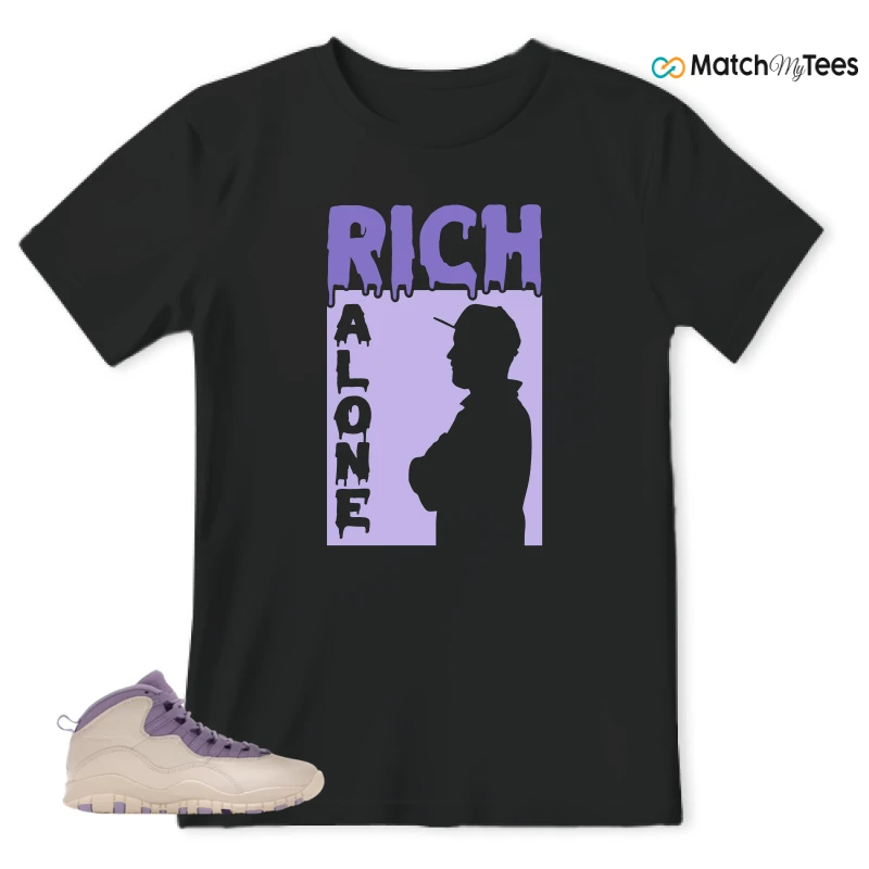 NIKE AIR JORDAN 10 HYDRANGEAS SNEAKER Matching Tees t-shirt