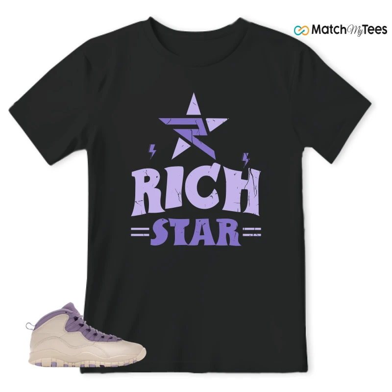 NIKE AIR JORDAN 10 HYDRANGEAS SNEAKER Matching Tees t-shirt