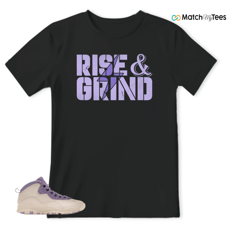 NIKE AIR JORDAN 10 HYDRANGEAS SNEAKER Matching Tees t-shirt