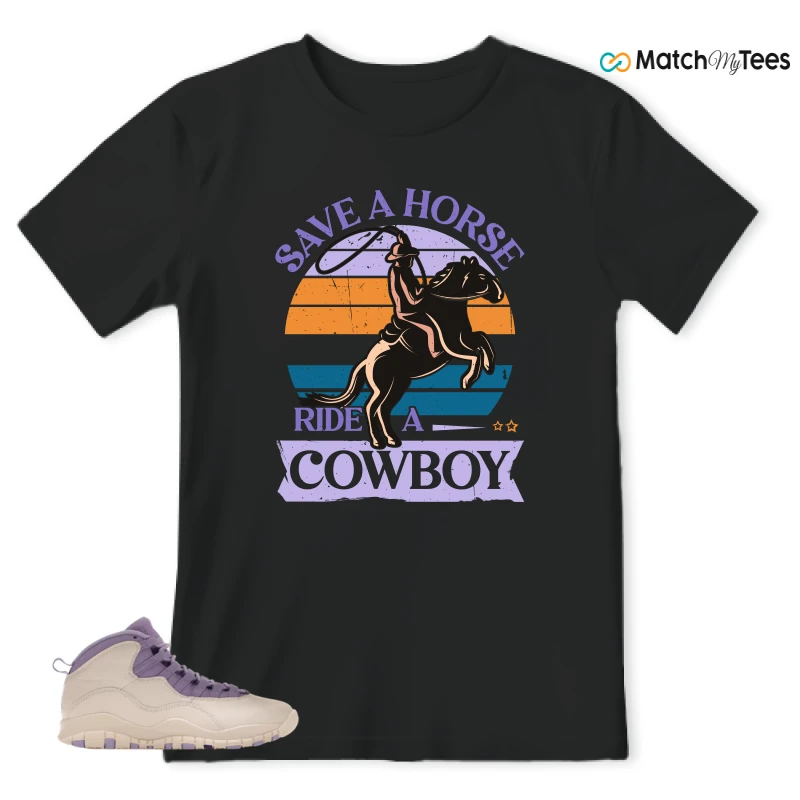 NIKE AIR JORDAN 10 HYDRANGEAS SNEAKER Matching Tees t-shirt