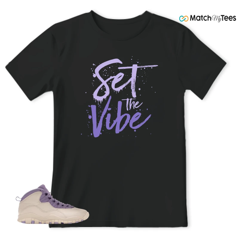 NIKE AIR JORDAN 10 HYDRANGEAS SNEAKER Matching Tees t-shirt
