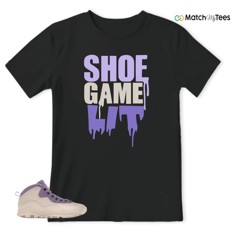 NIKE AIR JORDAN 10 HYDRANGEAS SNEAKER Matching Tees t-shirt