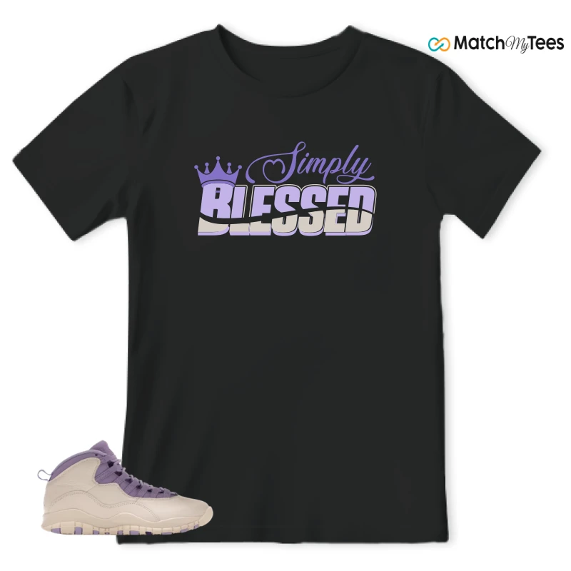 NIKE AIR JORDAN 10 HYDRANGEAS SNEAKER Matching Tees t-shirt