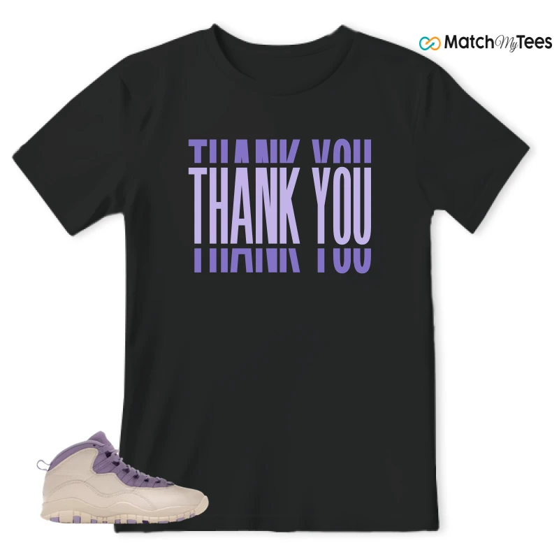 NIKE AIR JORDAN 10 HYDRANGEAS SNEAKER Matching Tees t-shirt