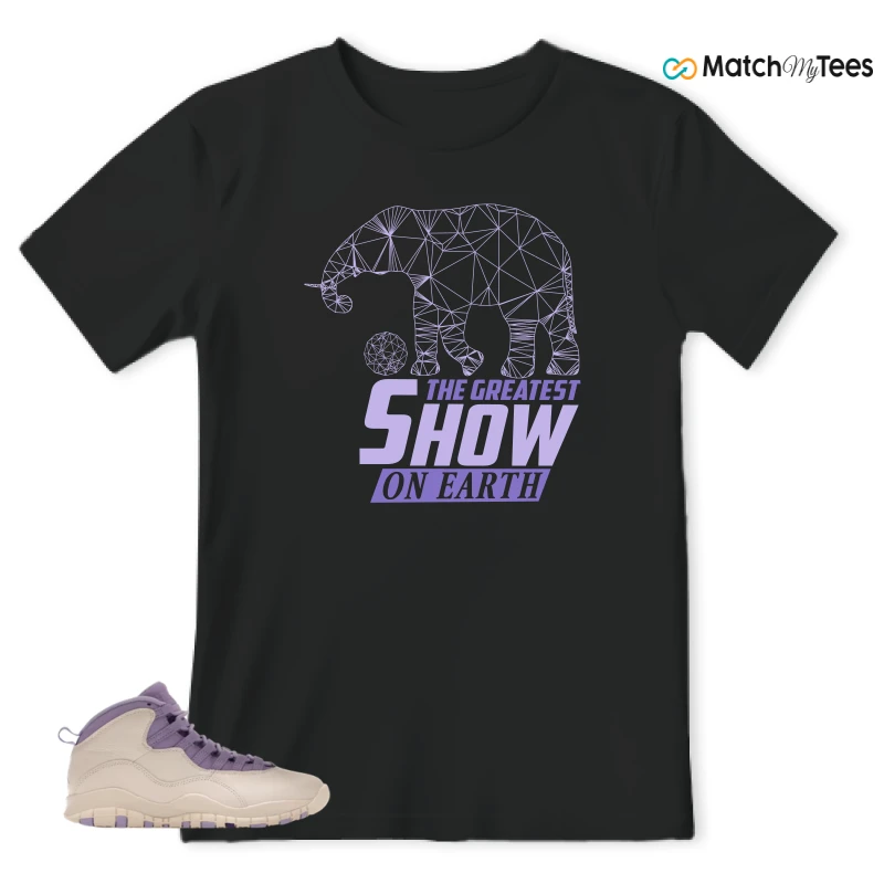 NIKE AIR JORDAN 10 HYDRANGEAS SNEAKER Matching Tees t-shirt
