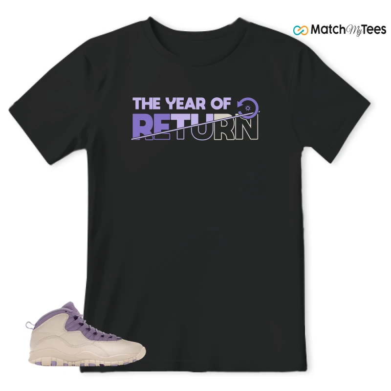 NIKE AIR JORDAN 10 HYDRANGEAS SNEAKER Matching Tees t-shirt