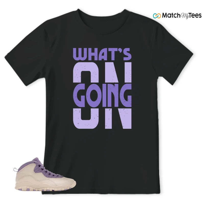 NIKE AIR JORDAN 10 HYDRANGEAS SNEAKER Matching Tees t-shirt