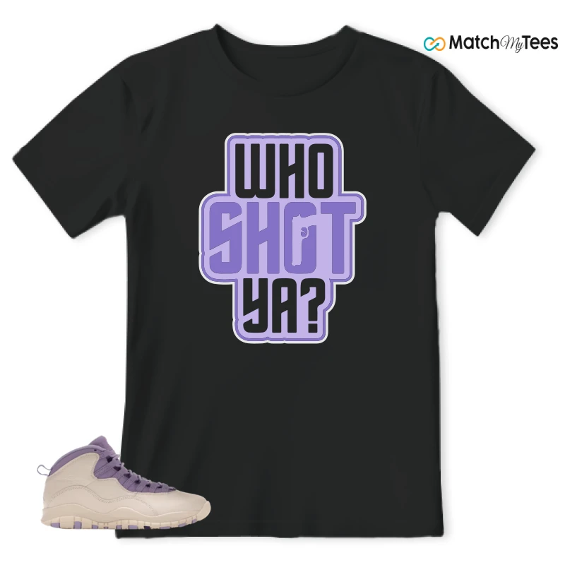 NIKE AIR JORDAN 10 HYDRANGEAS SNEAKER Matching Tees t-shirt