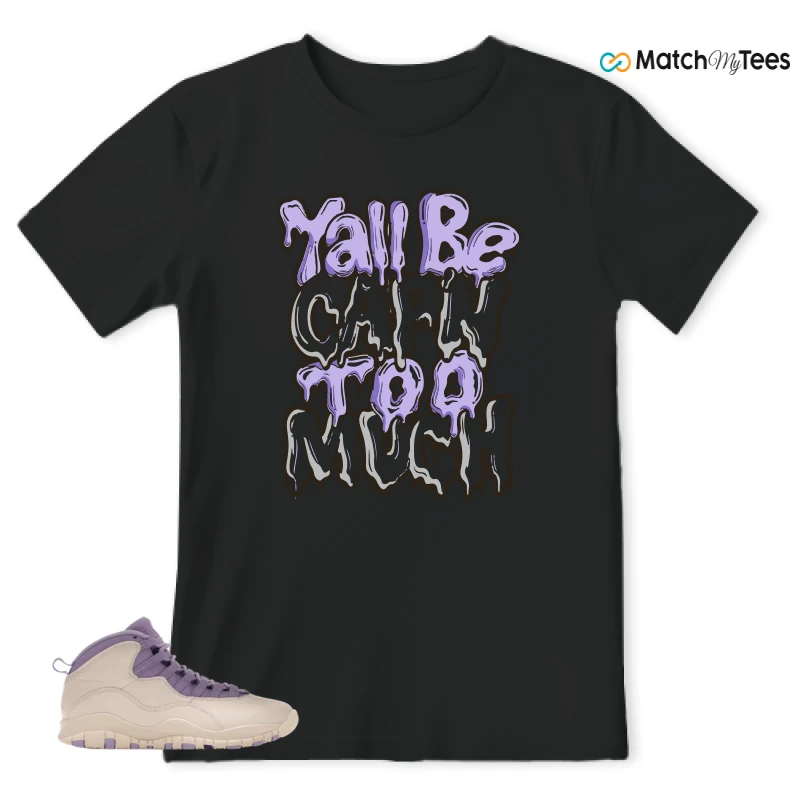 NIKE AIR JORDAN 10 HYDRANGEAS SNEAKER Matching Tees t-shirt