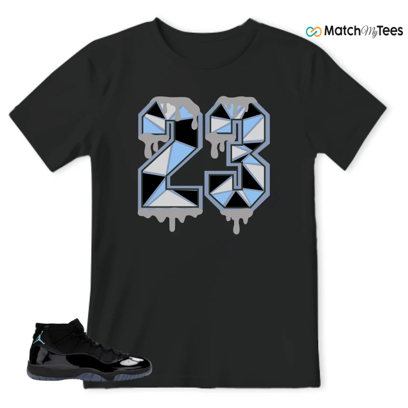 NIKE AIR JORDAN 11 RETRO GAMMA BLUE 2025 SNEAKER Matching Tees t-shirt