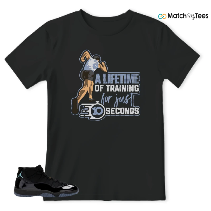 NIKE AIR JORDAN 11 RETRO GAMMA BLUE 2025 SNEAKER Matching Tees t-shirt