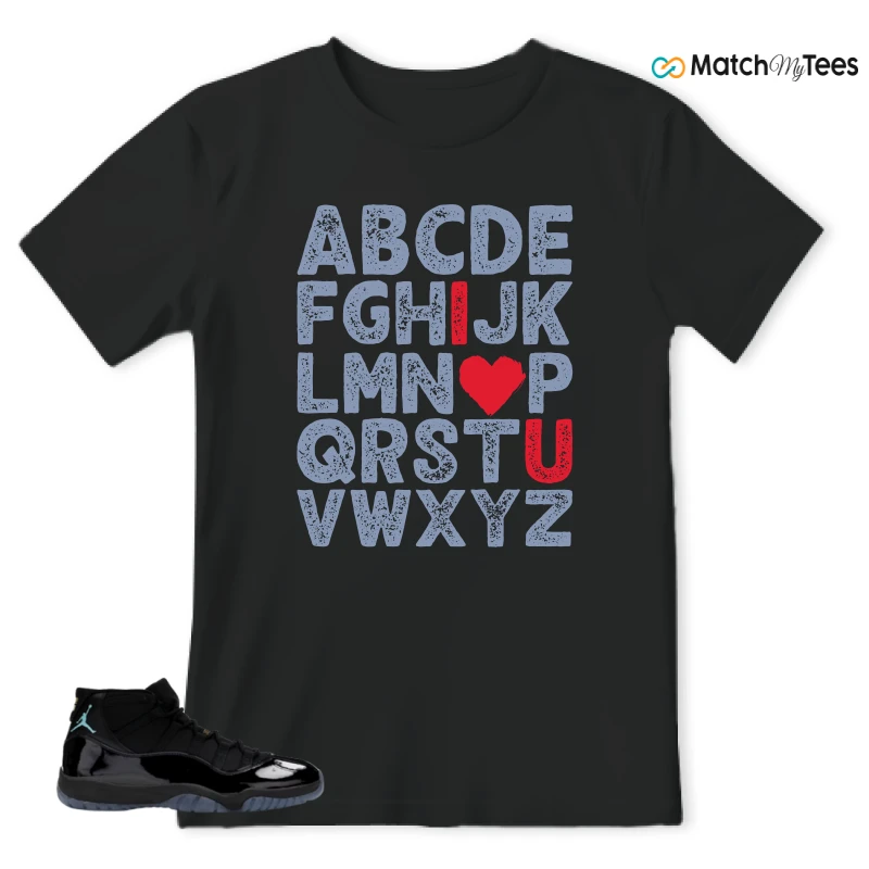 NIKE AIR JORDAN 11 RETRO GAMMA BLUE 2025 SNEAKER Matching Tees t-shirt
