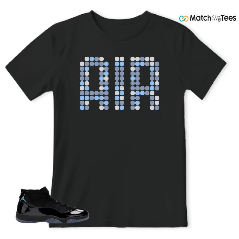 NIKE AIR JORDAN 11 RETRO GAMMA BLUE 2025 SNEAKER Matching Tees t-shirt
