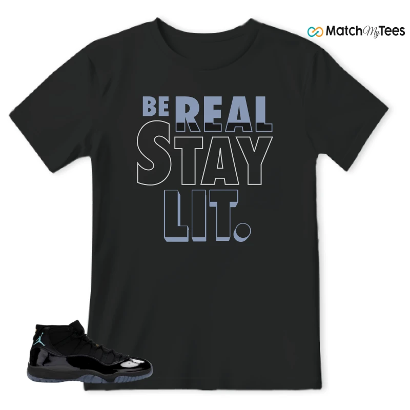 NIKE AIR JORDAN 11 RETRO GAMMA BLUE 2025 SNEAKER Matching Tees t-shirt