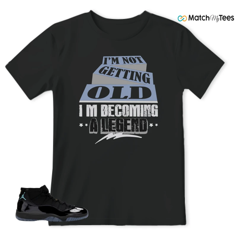 NIKE AIR JORDAN 11 RETRO GAMMA BLUE 2025 SNEAKER Matching Tees t-shirt