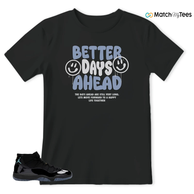 NIKE AIR JORDAN 11 RETRO GAMMA BLUE 2025 SNEAKER Matching Tees t-shirt