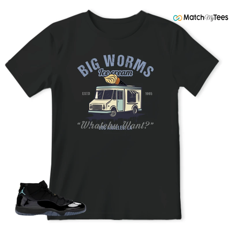 NIKE AIR JORDAN 11 RETRO GAMMA BLUE 2025 SNEAKER Matching Tees t-shirt