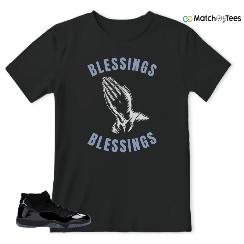 NIKE AIR JORDAN 11 RETRO GAMMA BLUE 2025 SNEAKER Matching Tees t-shirt