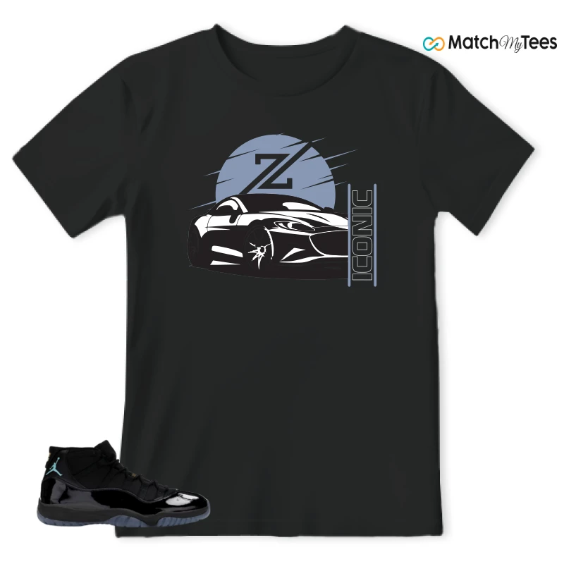 NIKE AIR JORDAN 11 RETRO GAMMA BLUE 2025 SNEAKER Matching Tees t-shirt