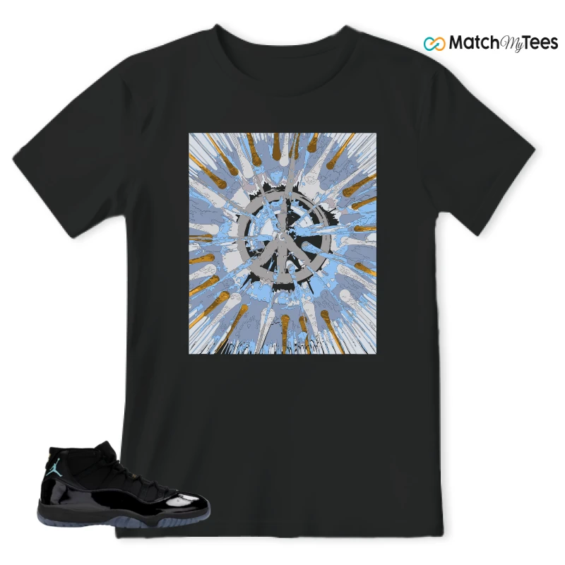 NIKE AIR JORDAN 11 RETRO GAMMA BLUE 2025 SNEAKER Matching Tees t-shirt