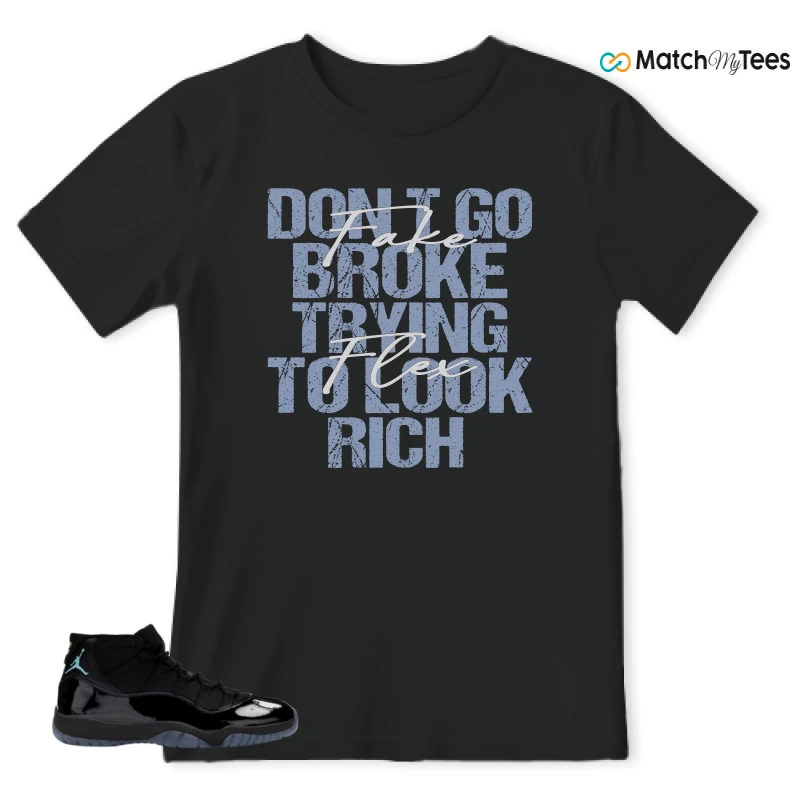 NIKE AIR JORDAN 11 RETRO GAMMA BLUE 2025 SNEAKER Matching Tees t-shirt