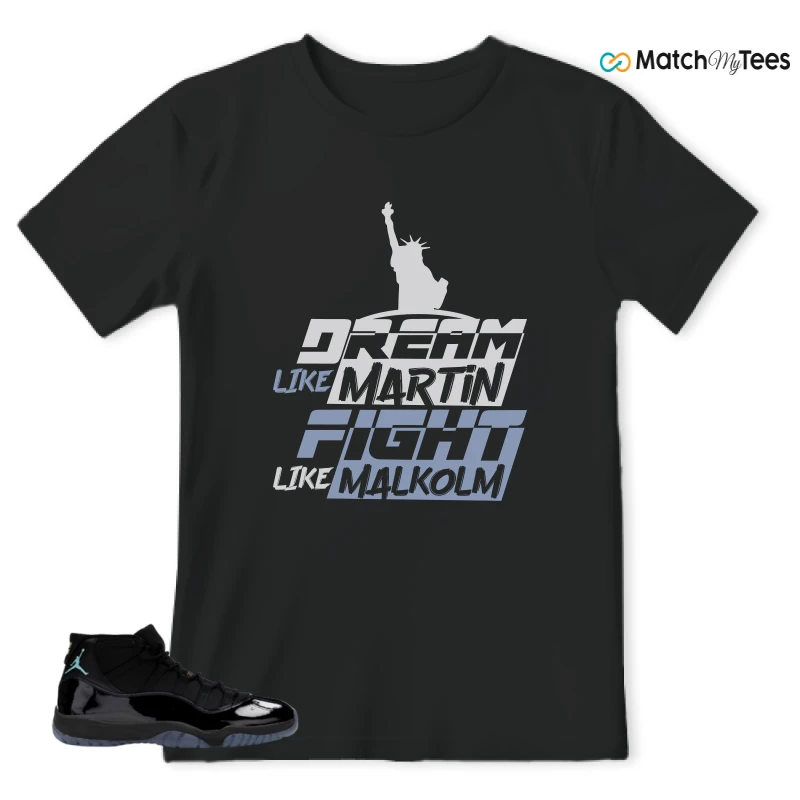 NIKE AIR JORDAN 11 RETRO GAMMA BLUE 2025 SNEAKER Matching Tees t-shirt