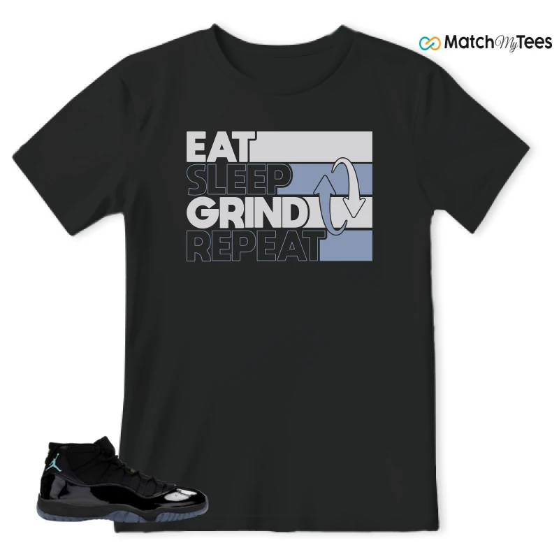 NIKE AIR JORDAN 11 RETRO GAMMA BLUE 2025 SNEAKER Matching Tees t-shirt