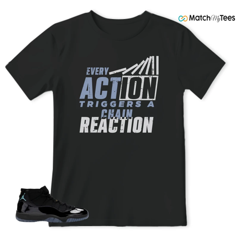 NIKE AIR JORDAN 11 RETRO GAMMA BLUE 2025 SNEAKER Matching Tees t-shirt