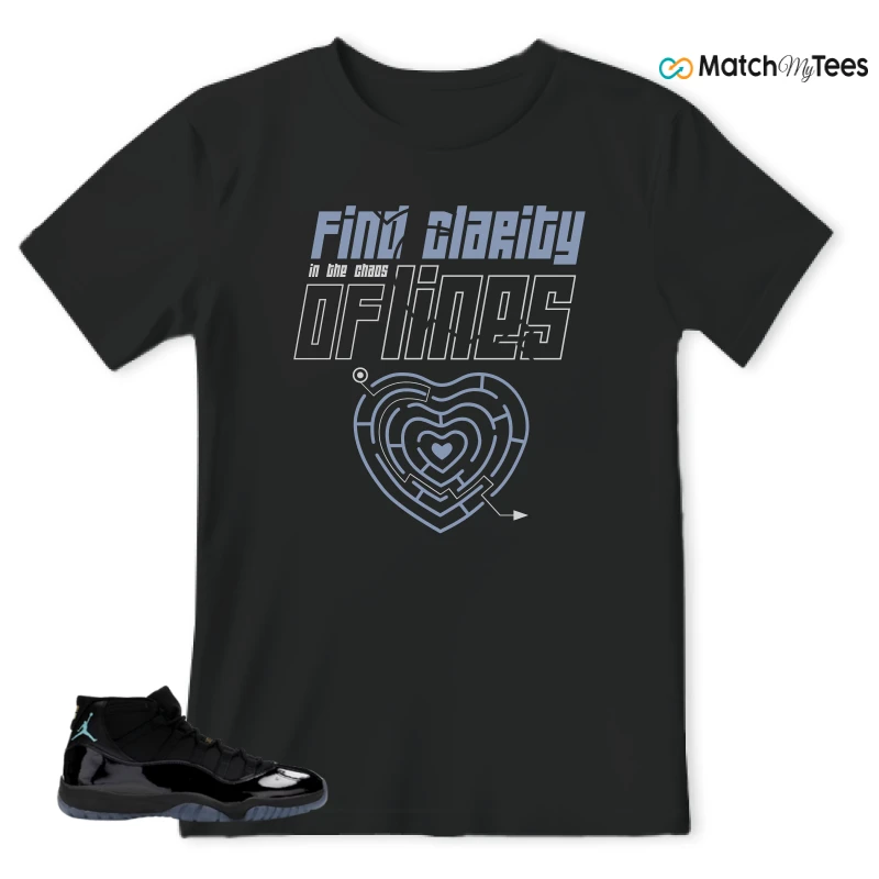 NIKE AIR JORDAN 11 RETRO GAMMA BLUE 2025 SNEAKER Matching Tees t-shirt