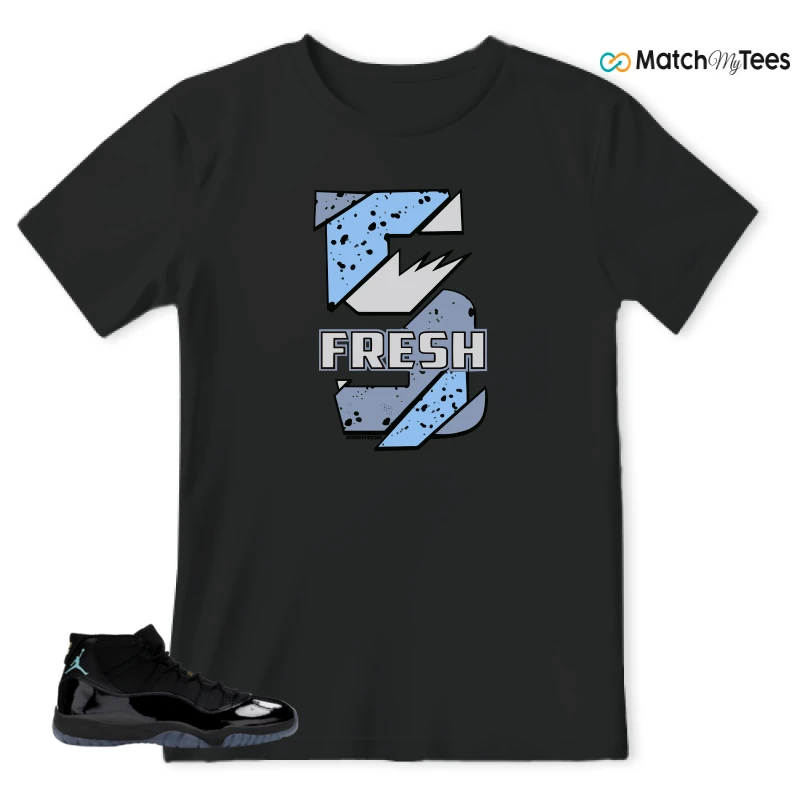 NIKE AIR JORDAN 11 RETRO GAMMA BLUE 2025 SNEAKER Matching Tees t-shirt