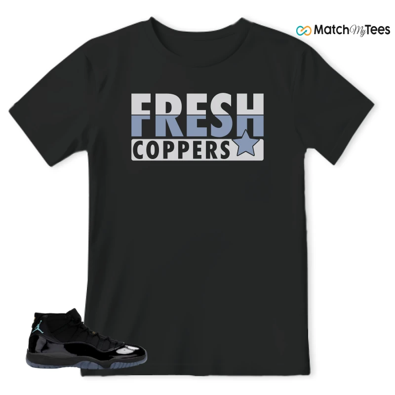 NIKE AIR JORDAN 11 RETRO GAMMA BLUE 2025 SNEAKER Matching Tees t-shirt