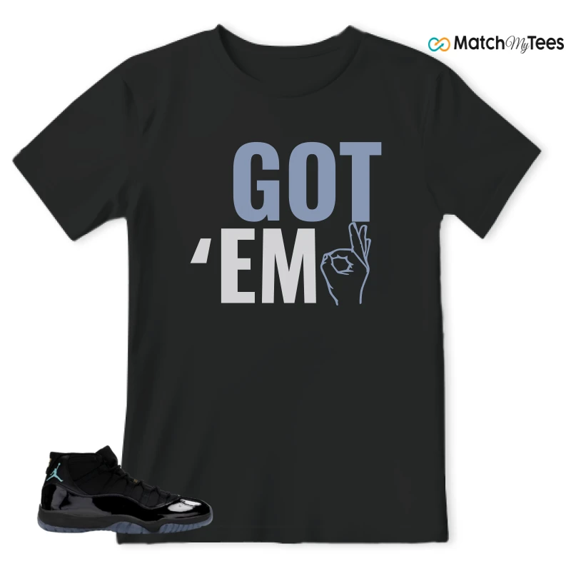 NIKE AIR JORDAN 11 RETRO GAMMA BLUE 2025 SNEAKER Matching Tees t-shirt