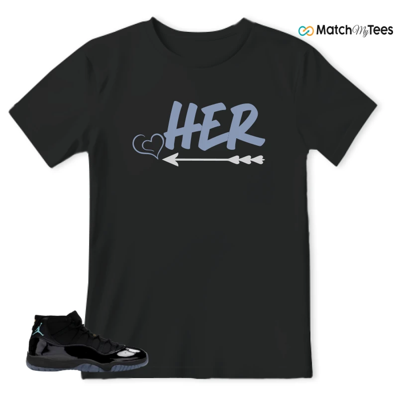 NIKE AIR JORDAN 11 RETRO GAMMA BLUE 2025 SNEAKER Matching Tees t-shirt