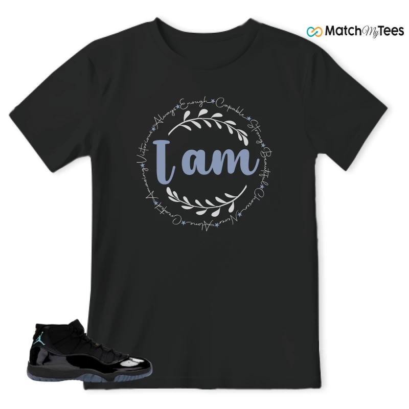 NIKE AIR JORDAN 11 RETRO GAMMA BLUE 2025 SNEAKER Matching Tees t-shirt