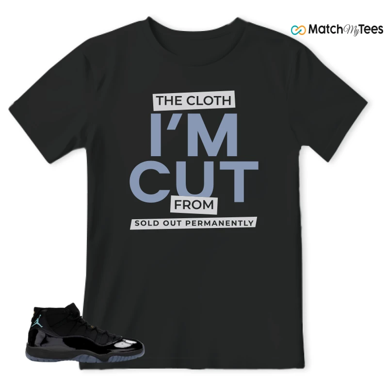 NIKE AIR JORDAN 11 RETRO GAMMA BLUE 2025 SNEAKER Matching Tees t-shirt