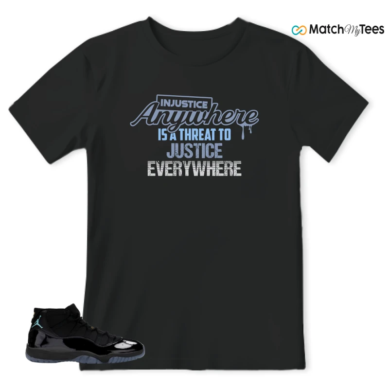 NIKE AIR JORDAN 11 RETRO GAMMA BLUE 2025 SNEAKER Matching Tees t-shirt