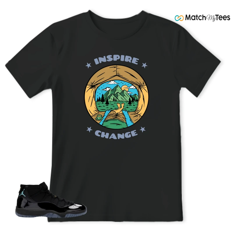 NIKE AIR JORDAN 11 RETRO GAMMA BLUE 2025 SNEAKER Matching Tees t-shirt