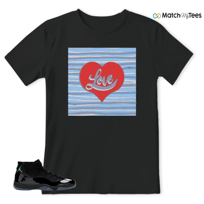 NIKE AIR JORDAN 11 RETRO GAMMA BLUE 2025 SNEAKER Matching Tees t-shirt