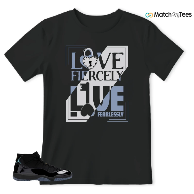 NIKE AIR JORDAN 11 RETRO GAMMA BLUE 2025 SNEAKER Matching Tees t-shirt