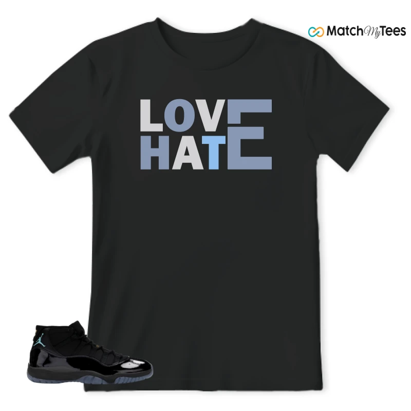 NIKE AIR JORDAN 11 RETRO GAMMA BLUE 2025 SNEAKER Matching Tees t-shirt