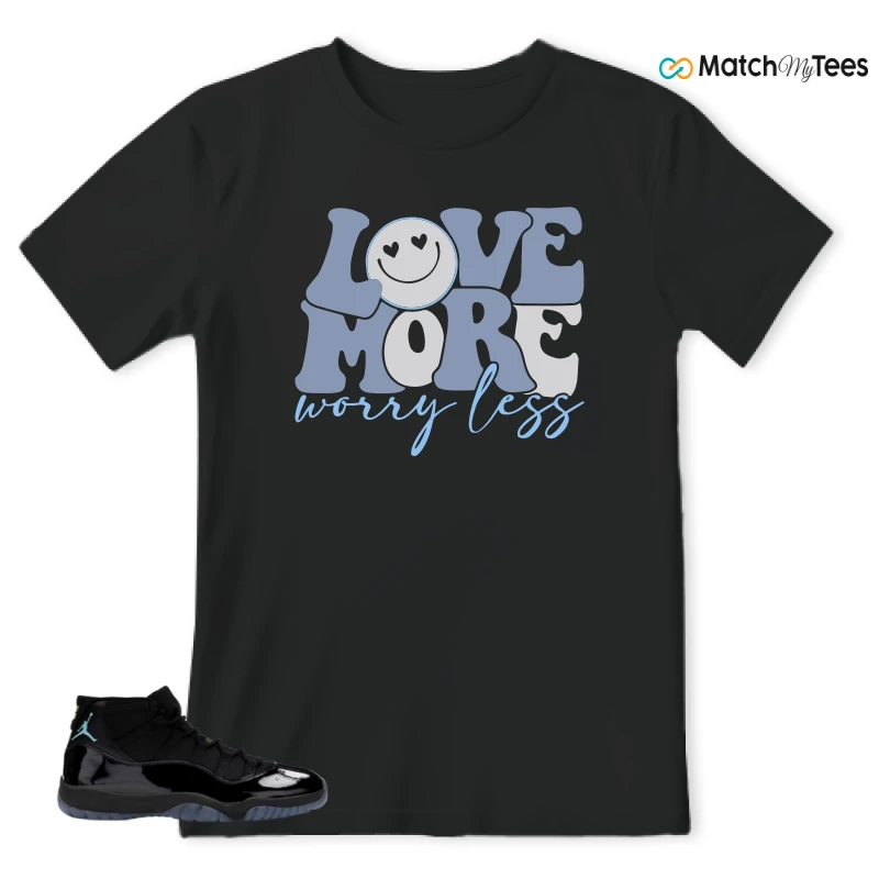 NIKE AIR JORDAN 11 RETRO GAMMA BLUE 2025 SNEAKER Matching Tees t-shirt