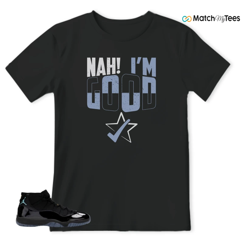 NIKE AIR JORDAN 11 RETRO GAMMA BLUE 2025 SNEAKER Matching Tees t-shirt